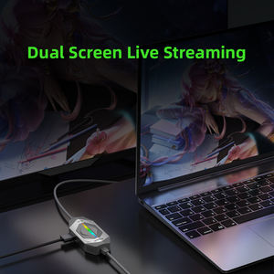 Carte de <span class=keywords><strong>capture</strong></span> vidéo PIVA VD03 1080P 60Hz USB3.0, station d'accueil pour jeux, charge rapide PD60W, pont audio, double écran, streaming en direct - Product Image 4