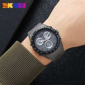 Skmei 2109 Dual Movement Sports Watch Men Waterproof Digital Analog Tachymeter 46mm Tpu Strap Outdoor Multifunctional Watch - Product Image 2