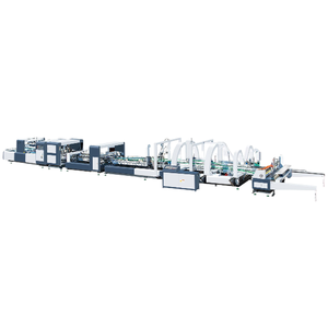 Máquina encoladora automática de cartón corrugado para hacer cajas de pizza Máquinas formadoras de envases a precio de fábrica - Product Image 4