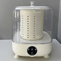 Mini-lave-linge portable 14L grande capacité, seau carré, pour laver les soutiens-gorge et les sous-vêtements, idéal pour la maison, le dortoir et l'appartement