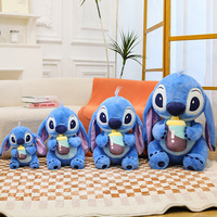 Boneka Stitch Bayi Peluk Botol, Boneka Stitch Star Bayi, Boneka Kain, Bantal Boneka, Mainan Boneka Grosir