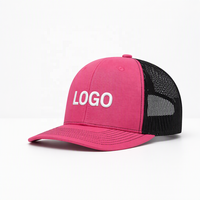 Casquettes de camionneur personnalisées OEM avec logo brodé, casquettes Gorras en tissu recyclé issu du plastique marin, casquette écologique bleu marine durable