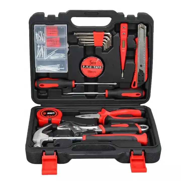Source Kit d'outils de réparation domestique, ensemble d'outils manuels  avec boîte de couleur, outils mécaniques, 67 pièces, prix d'usine on  m.alibaba.com