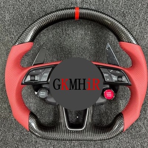Volant de direction en cuir et fibre de carbone pour <span class=keywords><strong>Audi</strong></span> A3 A4l A5 A6l A7 A8 Q5 Q3 Q8 Tt <span class=keywords><strong>R8</strong></span>, <span class=keywords><strong>prix</strong></span> de gros d'usine - Product Image 1