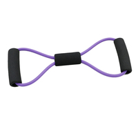 Tpe Fitness Band 8-Word Tension Belt Loop Resistencias Banda para Fitness Bandas elásticas Cross Fit Body Stretching Muscle Training