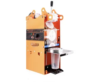 Manual bubble tea sealing machine for 90mm/95mm boba tea cup