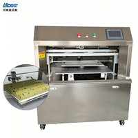 Eenfasige 220V eenvoudig te bedienen volautomatische zaagbladtaartsnijmachine voor het snijden van spons-/sandwichcakes en roltaarten