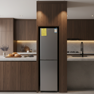 Réfrigérateur-congélateur électrique à double porte, étagères réglables, grande capacité, <span class=keywords><strong>encastrable</strong></span>, pour la maison - Product Image 5