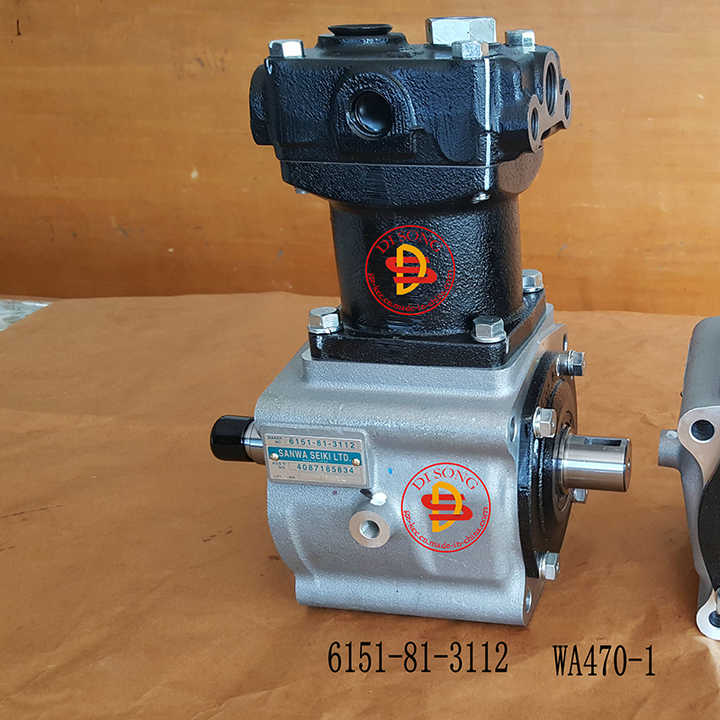 6151-81-3112 Air Compressor Ass'y for WA470-1 Excavator Parts