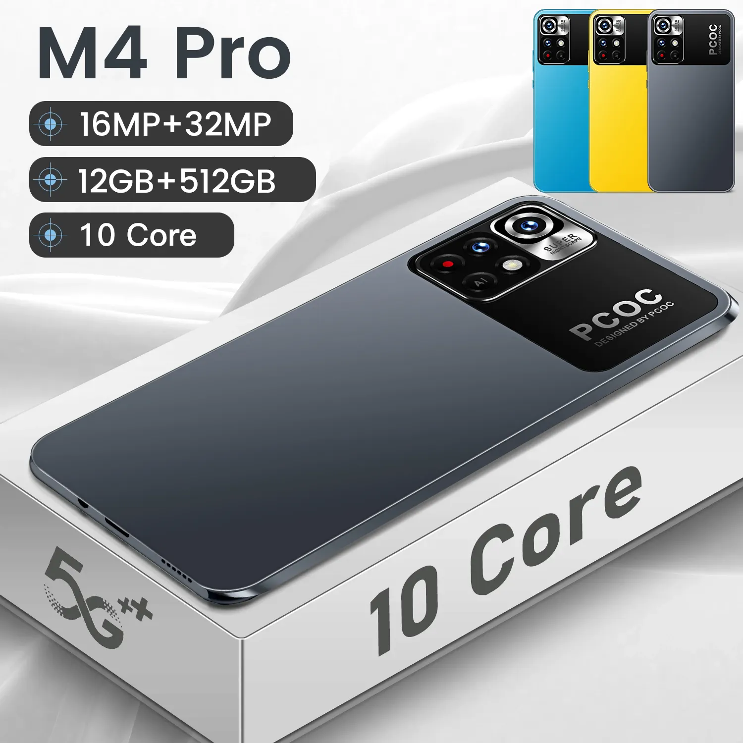 12GB+512GB New Telefono for Motorola S21u is M4pro Mobile Cell Phone for MOTORAZR Mobile Phones
