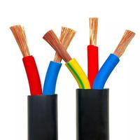 Hochwertiges 3x2,5mm 1,5mm Multi core PVC Flexibles Elektrokabel Niedriger Preis Kupfer litzen Isoliertes Sieb kabel