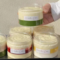 Vente en gros de pots à pudding jetables, emballages pour gâteaux, gobelets personnalisés avec logo, dessert, yaourt grec, mousse, avec couvercle