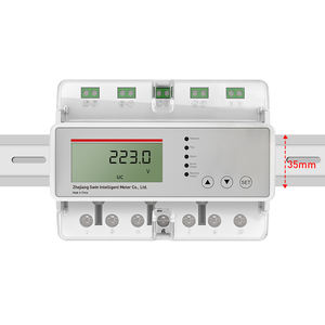 Medidor <span class=keywords><strong>de</strong></span> pulso <span class=keywords><strong>de</strong></span> electricidad <span class=keywords><strong>de</strong></span> carril DIN <span class=keywords><strong>de</strong></span> 50HZ trifásico 4 modelos con tarifas múltiples - Product Image 3