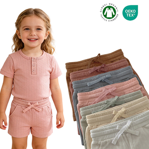 <span class=keywords><strong>Pantaloncini</strong></span> in Cotone per Neonati, Comodi e Adorabili, Struttura Jacquard a Rete Traspirante - Product Image 1