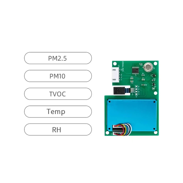 Veinasa-M501 Laser High Quality for Air PM2.5 PM10 Dust Sensor Module 5 in 1 Air Quality Sensors Detection Module Sensor