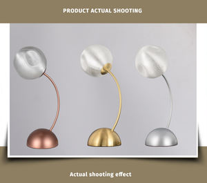 Nordic Eenvoudige Bed Glas Designer Modelkamer Woonkamer Slaapkamer Decoratieve Tafellamp - Product Image 4