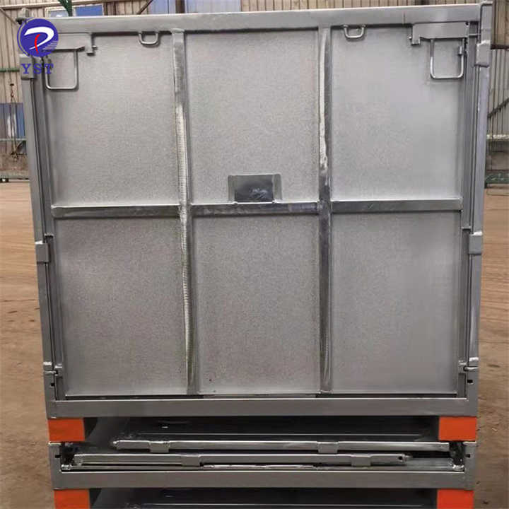 Customized Heavy Duty Logistic Warehouse Storage Stackable Metal Crates ...
