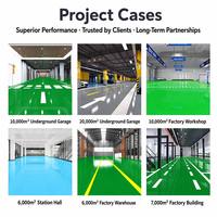 Nouvelle peinture pour sols en polysilicium haute dureté pour ateliers d'usine, haute brillance