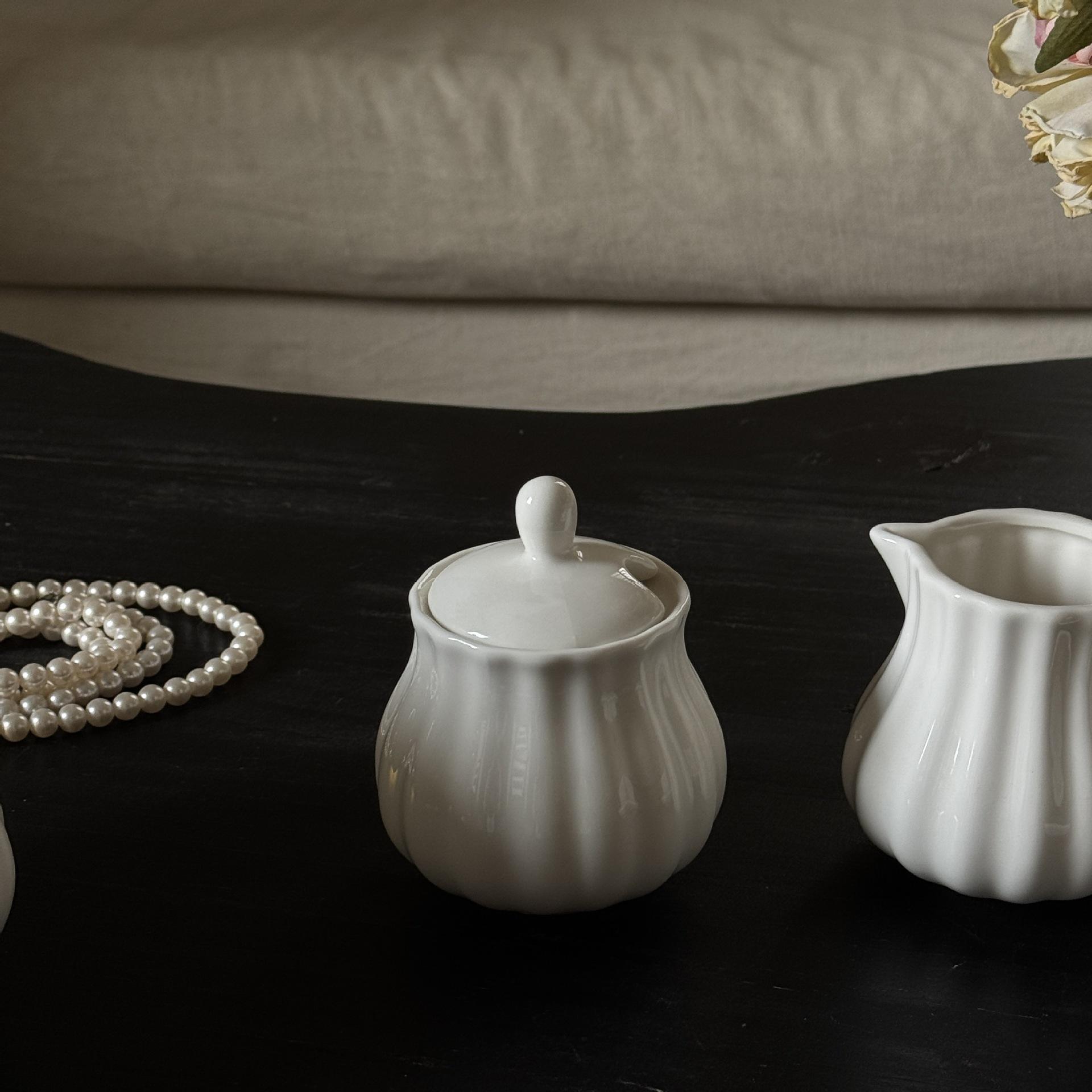 White sugar jar, 8.5*10, 200ML