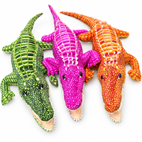 Mardi Gras Karneval Plüschtier-Mix 40 Stück Lila Grün Gold Kuscheltiere Großpackung für Umzug und Party-Geschenke