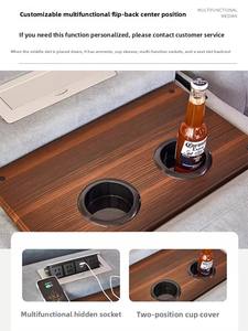 Juego de Sofás Reclinables Eléctricos Minimalistas Modernos de Tela para Sala de Estar Muebles Multifuncionales Extensibles Plegables con Masaje y Enfriamiento - Product Image 3