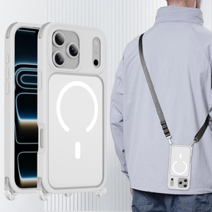 Funda Magnética para Teléfono Móvil con Correa de Diseño Moderno, Carga Inalámbrica TPU PC, para iPhone Air, Funda Trasera para Celular - Product Image 6
