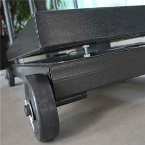 60*80cm 4 바퀴 울타리 500kg 헤비 듀티 전자 플랫폼 무게 규모 가격 - Product Image 5