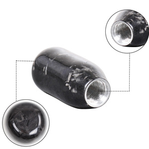 RASTP Carbon Fiber Gear <b>Shift</b> <b>Knob</b> SFN091 Ergonomic Manual Transmission Car Modification Part - Product Image 4