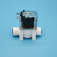 Vanne solénoïde hydraulique de qualité alimentaire, vanne solénoïde pour eau, vanne solénoïde 12V pour système de purification d'eau RO, système d'eau potable