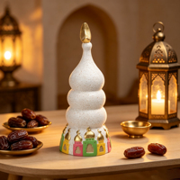 Vente directe fabricant : Ornements architecturaux de style arabe à motif croissant de lune, pour festivals du Moyen-Orient, vente d'usine