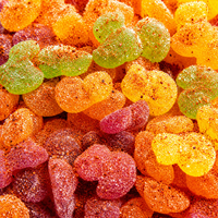 Bonbons piquants OEM, bonbons gélifiés, bonbons sucrés et acidulés, halal, en vrac, favoris de TikTok