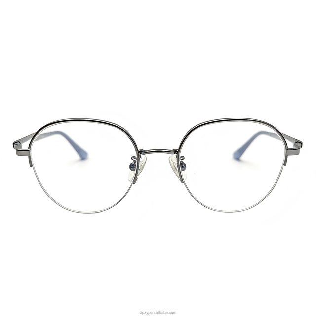 Alloy Mirror Lens Optical Glasses Driving Night Vision Eyeglasses Vintage Unisex Daily Wear Prescription Ready Wholesale