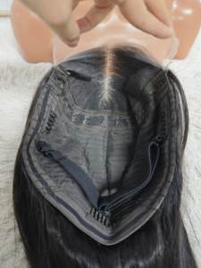 Promotion : Perruques en dentelle HD 5x5 à 62 $, 100 % cheveux humains, SDD, vietnamiennes, vierges, soyeuses, lisses comme des baguettes, de 10 à 22 pouces - Product Image 4