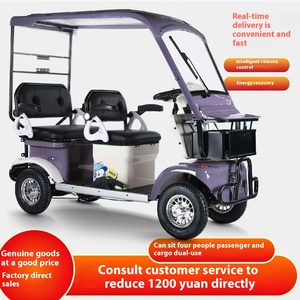 <span class=keywords><strong>Vélo</strong></span> de loisir et <span class=keywords><strong>cargo</strong></span> adulte 4 <span class=keywords><strong>places</strong></span> à double usage avec machines de construction Caractéristiques 48v Mini Smart Digital Garantie 1 an - Product Image 2