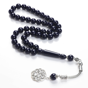 Rosario de resina, nuevo Rosario musulmán, Material Natural de resina, pulsera de Rosario de estilo árabe, cuentas de oración de <span class=keywords><strong>pelo</strong></span> liso de fábrica, musulmán - Product Image 4