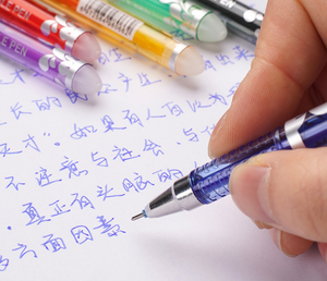 0.7mm जादू Erasable कलम प्रेस जेल पेन सेट 8 रंग व्यामार्जनीय फिर से भरना रॉड जेल स्याही स्टेशनरी वापस लेने योग्य कलम धो सकते हैं संभाल रॉड - Product Image 2