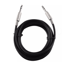 Neues hochwertiges 6,35-mm-PVC-Gitarrenmikrofon-Audiokabel mit Mono-Stecker, vergoldeten Leitern und geflochtener Abschirmung