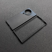 Casing ponsel serat karbon untuk Vivo X lipat 2 e, seri casing ponsel lipat serat aramid X
