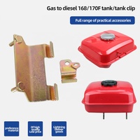 Réservoir de carburant diesel de haute qualité GW 168F 170F pour moteur de machines d'ingénierie refroidi par air, garantie 1 an, neutre