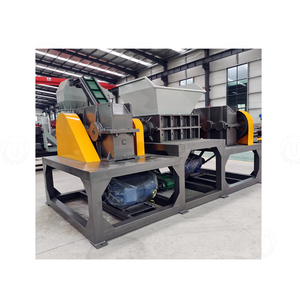 Motor de trituradora de doble eje automático duradero para reciclaje ecológico de alta eficiencia, neumáticos de goma, botellas de plástico - Product Image 3