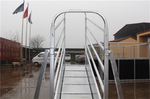 Nhà Máy Giá có thể điều chỉnh Heavy Duty mạ kẽm di động Gia súc chăn nuôi tải đoạn đường nối - Product Image 6