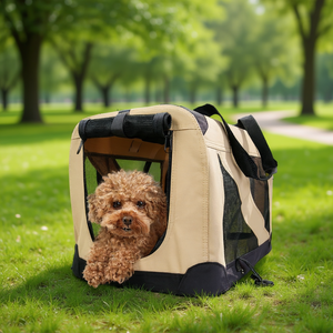 Sac à dos de transport pour animaux DB 360, taille XS, pliable, en tissu Oxford avec fermeture éclair, pour petits animaux - Product Image 2