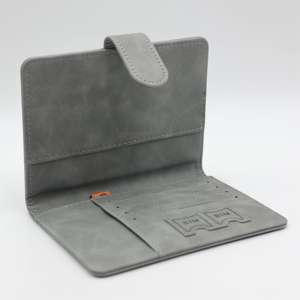 Portapasaportes de Cuero RFID Funda para Pasaporte Familiar Billetera de Viaje con Bolsillos Estuche para Certificados - Product Image 3