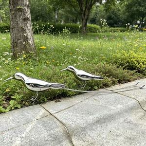 Scultura colomba in acciaio inossidabile con galvanoplastica da giardino con <span class=keywords><strong>Design</strong></span> moderno lucido personalizzato - Product Image 4
