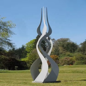 Scultura d'Arte in Acciaio Inossidabile Personalizzata con Colore e <span class=keywords><strong>Dimensioni</strong></span> su Misura per Decorazione di Grandi Piazze e Aree Sceniche - Product Image 2