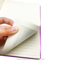 Carnet A5 personnalisé avec couverture rigide en PVC imprimée, reliure spirale à fil liquide, journal à feuilles mobiles, carnet à couverture souple