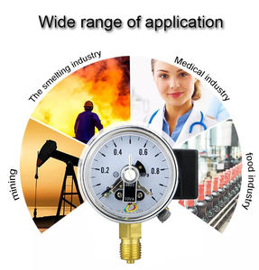30va बिजली के संपर्क दबाव नापने का यंत्र 0-16 बार हवा कंप्रेसर हाइड्रोलिक वैक्यूम गेज दबाव नापने का यंत्र - Product Image 3