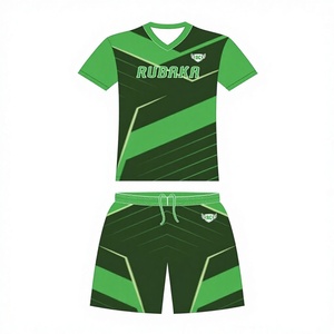 ชุดฟุตบอลทีมสโมสรขายส่ง แบบกำหนดเอง พร้อมโลโก้พิมพ์ลาย สีตามสั่ง และผ้าโพลีเอสเตอร์ 100% สำหรับผู้ชาย - Product Image 1