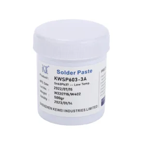 SMT/SMD-pasta de soldadura Sn62Pb36Ag2 T4 20-38um, tamaño del polvo, botella de 500g