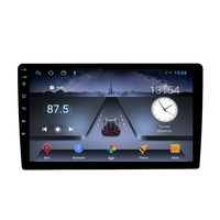 10 pouces Android 11 2 Din voiture lecteur multimédia universel GPS stéréo Radio Aux BT tableau de bord avec lien miroir 1G 16G 2G 32G